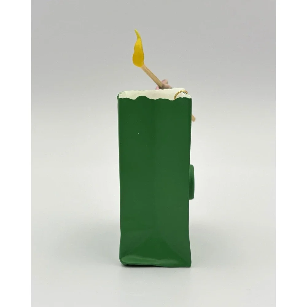 1997 Hallmark Keepsake Ornament Chris Mouse Luminaria Magic Light 13th Vintage